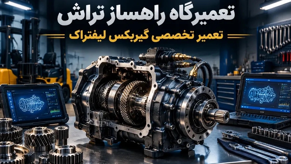 تعمیر تخصصی گیربکس لیفتراک کوماتسو، تویوتا و دووسان در تهران